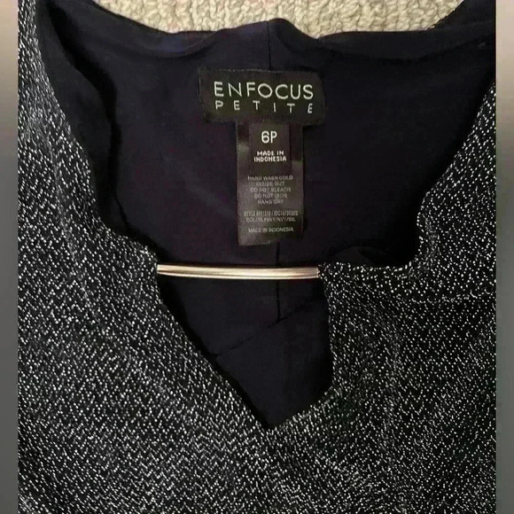 Navy and silver dress (6P) - Picture 2 of 2